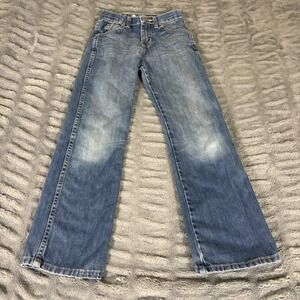 Wrangler Retro Relaxed Boot Jeans Boys 10 Slim Blue Medium Wash BRT20NS